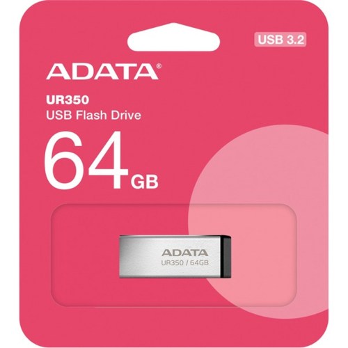 cle-usb-adata-ur350-64go-usb-32-silver